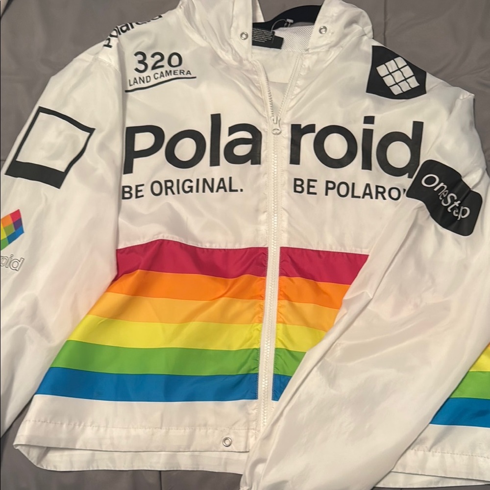 Women’s Polaroid Rainbow Windbreaker Jacket